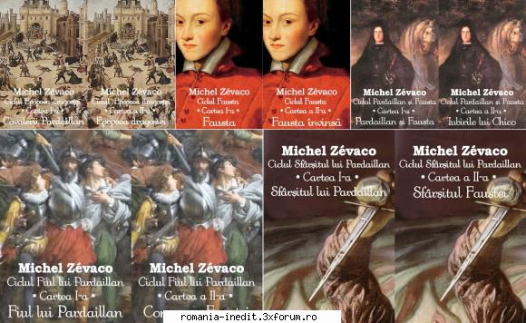 [b] michel zevaco opera completa michel zevaco cavalerii serie volume, versiune pentru rula pentru