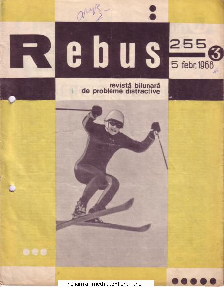 [b] revista rebus rebus 255-1968 (jpg, rar), 300 fost completate iar