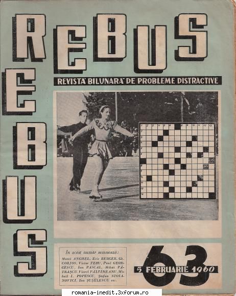 [b] revista rebus rebus 63-1960 (jpg, zip), 300 dpi:arhiva include jpg pentru pagina dubla din