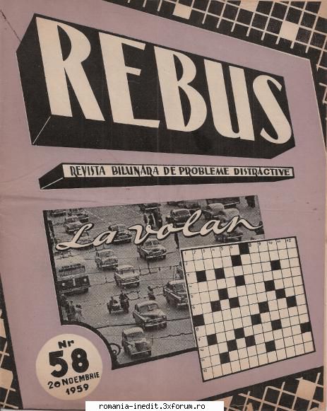 [b] revista rebus rebus 58-1959 (jpg, zip), 300 dpi:arhiva include jpg pentru pagina dubla din
