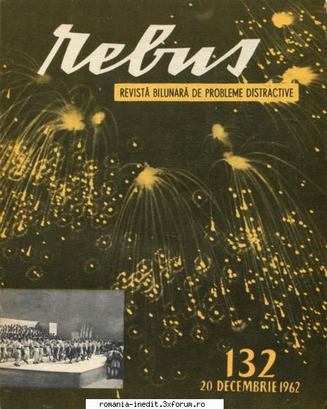 [b] revista rebus rebus 132-1962 (jpg, zip), 300 dpi arhiva include jpg pentru pagina dubla din