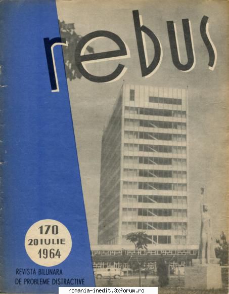 [b] revista rebus rebus 170-1964 (jpg, zip), 300 dpi arhiva include jpg pentru pagina dubla din