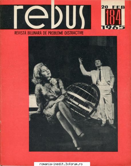 [b] revista rebus rebus 184-1965 (jpg, zip), 300 dpi arhiva include jpg pentru pagina dubla din