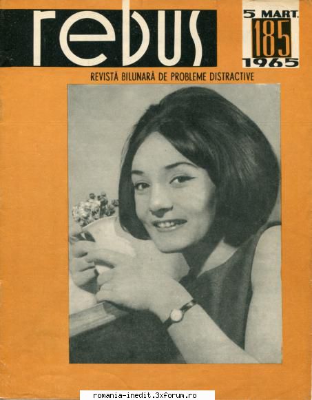 [b] revista rebus rebus 185-1965 (jpg, zip), 300 dpi arhiva include jpg pentru pagina dubla din