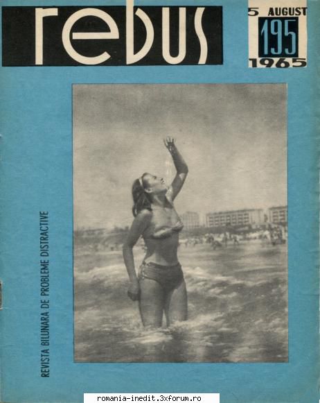 [b] revista rebus rebus 195-1965 (jpg, zip), 300 dpi arhiva include jpg pentru pagina dubla din
