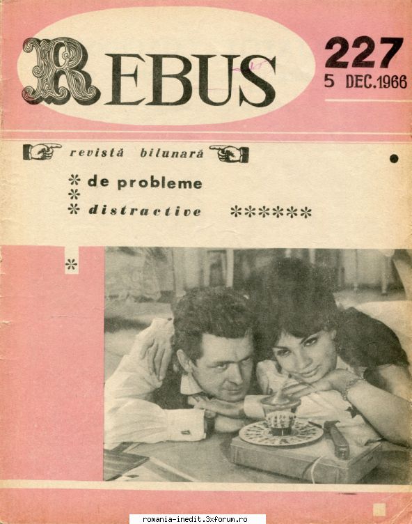 [b] revista rebus rebus 227-1966 (jpg, zip), 300 dpi arhiva include jpg pentru pagina dubla din