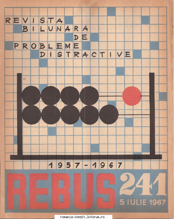 [b] revista rebus rebus 241-1967 (jpg, zip), 300 dpi numar dublu aniversar, ani aparitie (repost,