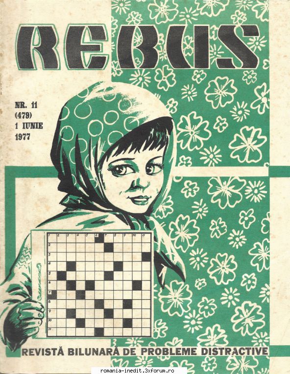 [b] revista rebus rebus 479-1977 (jpg, zip), 300 dpi arhiva include jpg pentru pagina dubla din