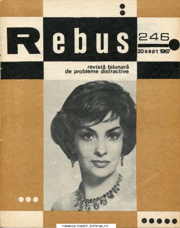 [b] revista rebus rebus 246-1967 (jpg, zip), 300 dpi arhiva include jpg pentru pagina dubla din