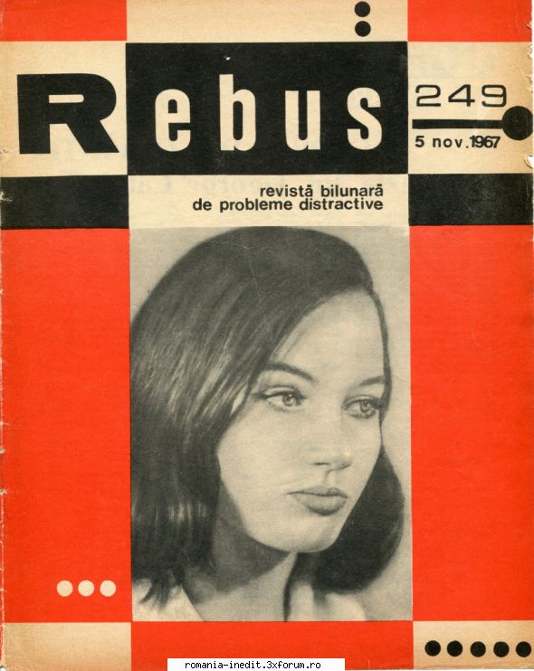 [b] revista rebus rebus 249-1967 (jpg, zip), 300 dpi arhiva include jpg pentru pagina dubla din