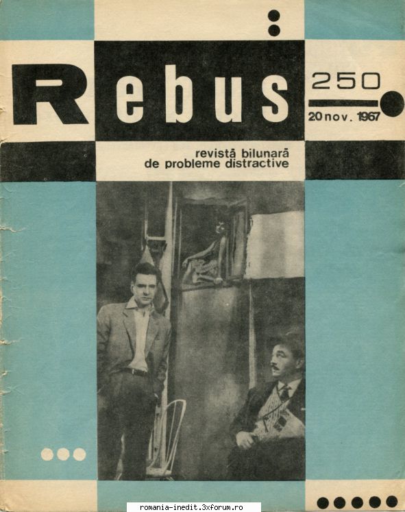 [b] revista rebus rebus 250-1967 (jpg, zip), 300 dpi arhiva include jpg pentru pagina dubla din