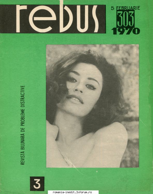 [b] revista rebus rebus 303-1970 (jpg, zip), 300 dpi arhiva include jpg pentru pagina dubla din