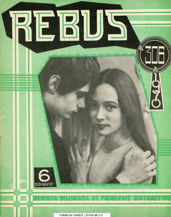 [b] revista rebus rebus 306-1970 (jpg, zip), 300 dpi arhiva include jpg pentru pagina dubla din