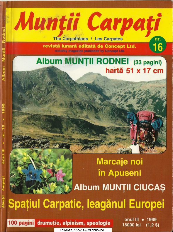 carti despre munte muntii carpati revista lunara nr.16 concept pdf djvu