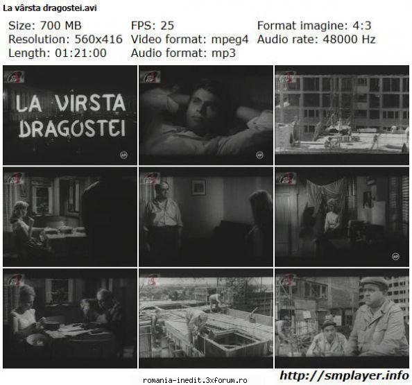 vrsta dragostei (1963) repostare !!la varsta dragostei (1963)at the age love